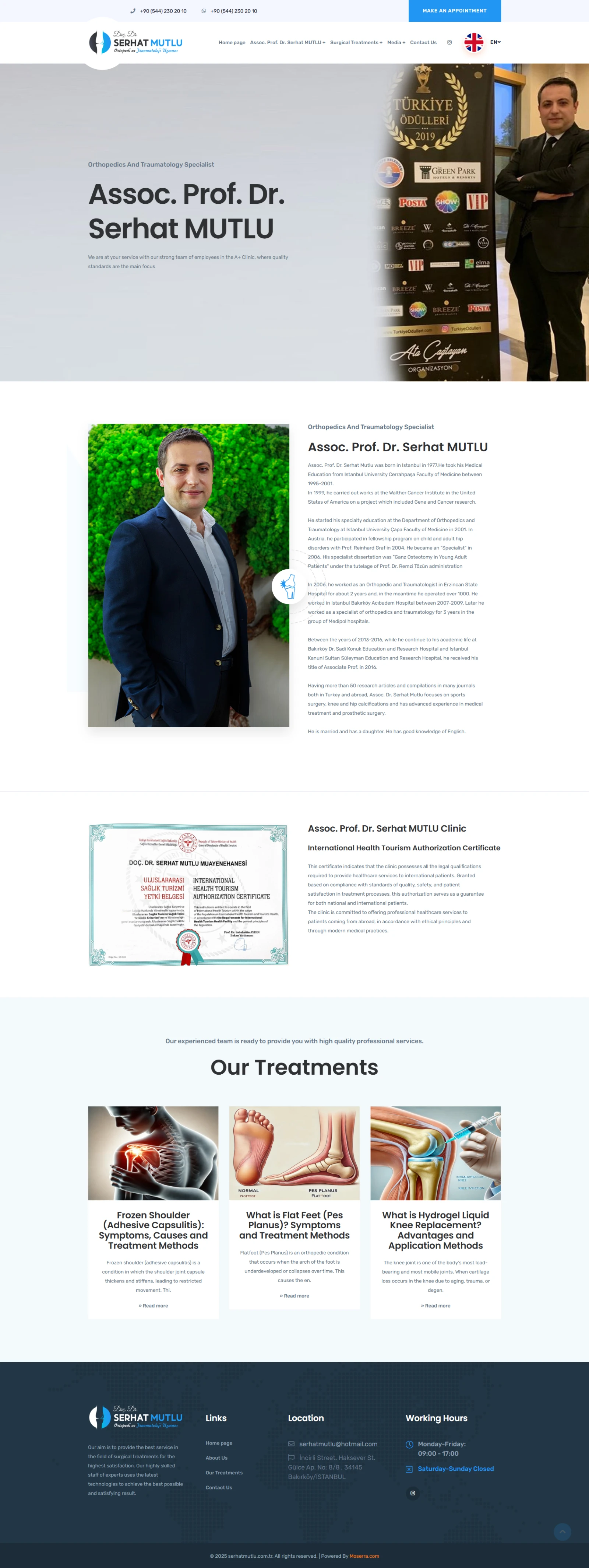 Dr. Serhat Mutlu Corporate Website