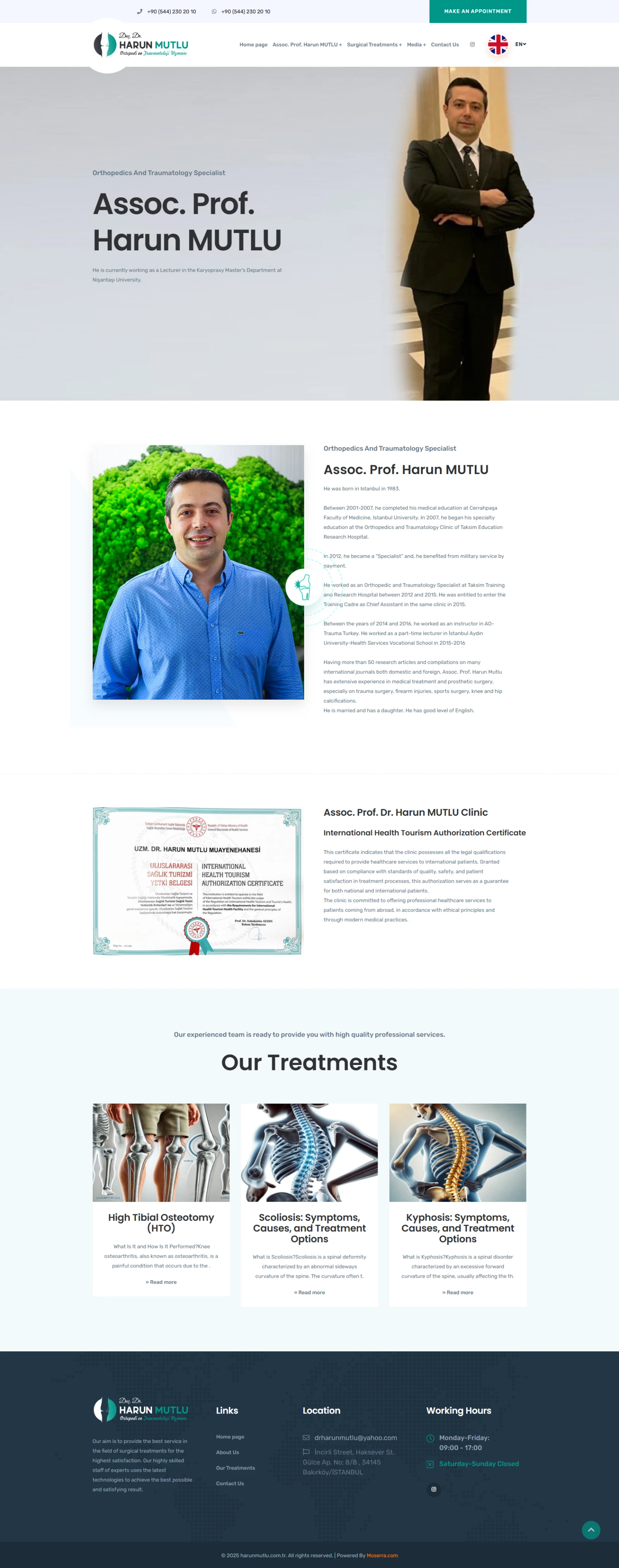 Dr. Harun Mutlu Corporate Website